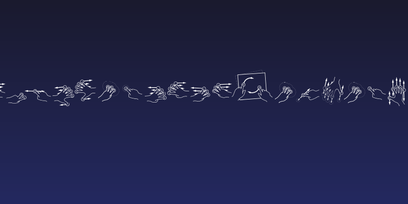 Gesture-Glyphs Social Header