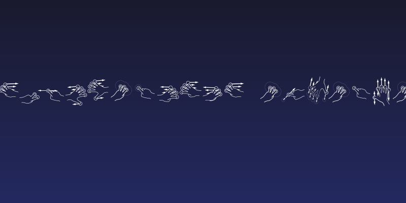 Gesture Glyphs Social Header