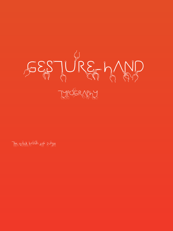 Gesture-Hand Poster