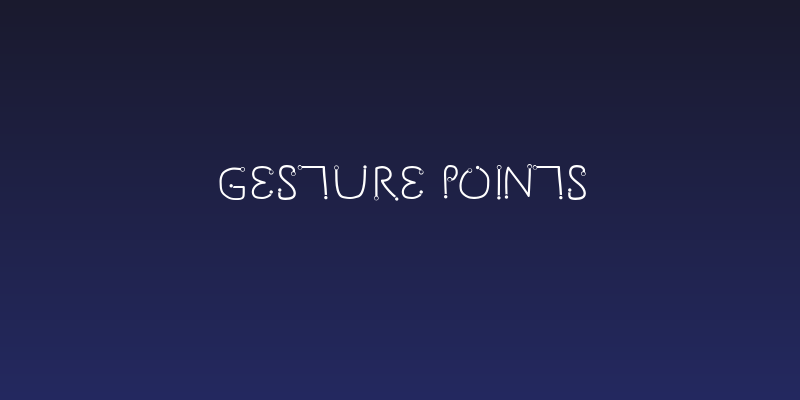 Gesture Points Social Header
