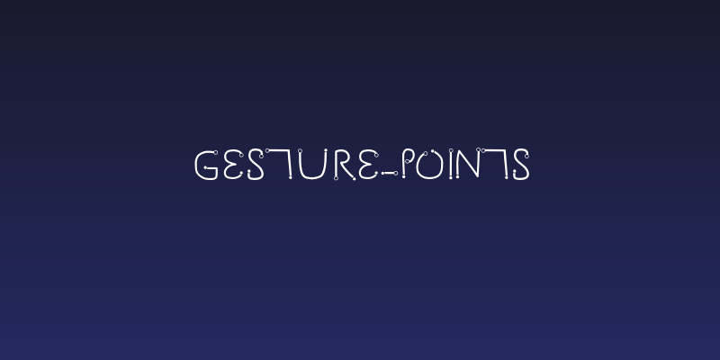 Gesture-Points Social Header