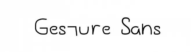 Gesture Sans  baixar fontes gratis