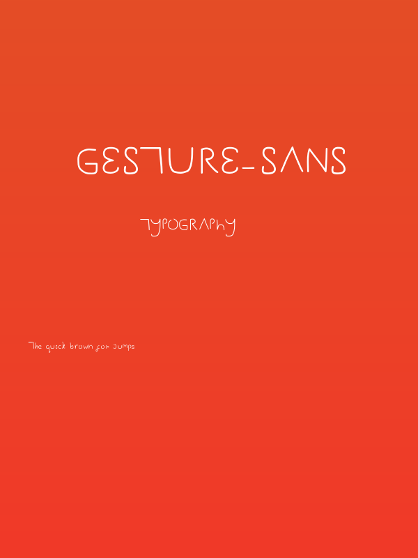 Gesture-Sans Poster