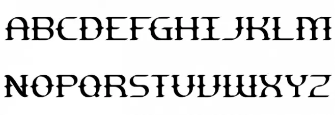 Gesture Thin BRK Schriftart Groß