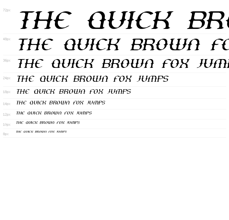 Gesture Thin Slant BRK Waterfall