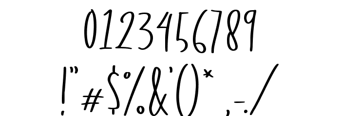 Gesture Font OTHER CHARS