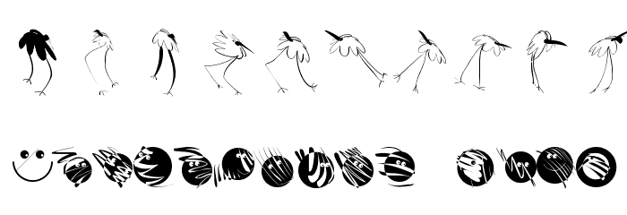 Gestures Font OTHER CHARS