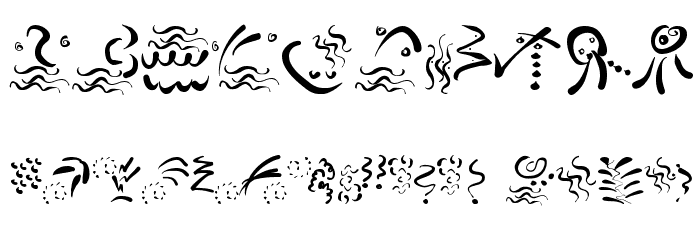 GesturesMK Font OTHER CHARS