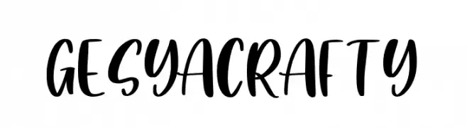 GesyaCrafty  font caratteri gratis