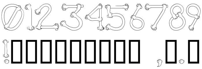Get A Grip Novelty Font OTHER CHARS