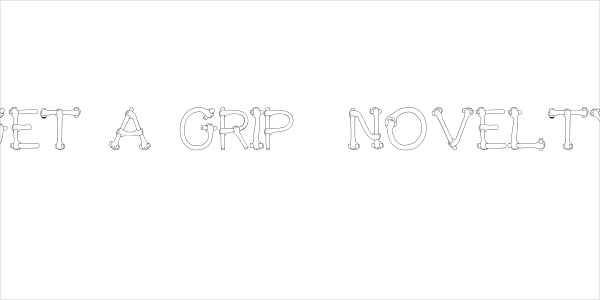 Get A Grip  Novelty Logo