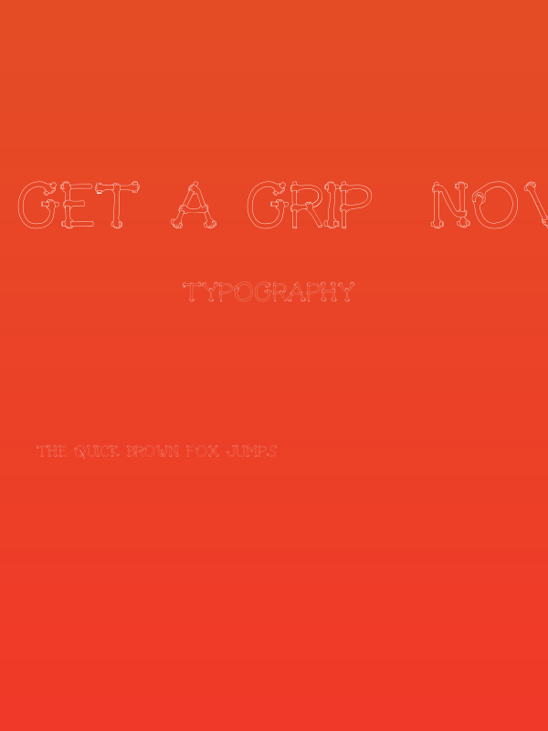 Get A Grip  Novelty Poster