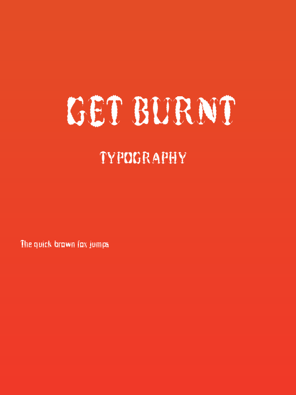 Get Burnt Poster