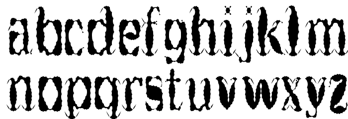 Get Burnt Font LOWERCASE
