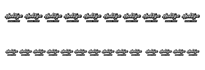 Get Donuts Demo Outline Font OTHER CHARS