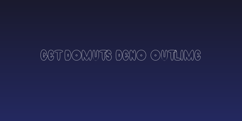 Get Donuts Demo Outline Social Header
