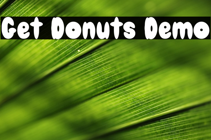 Get Donuts Demo Example 2