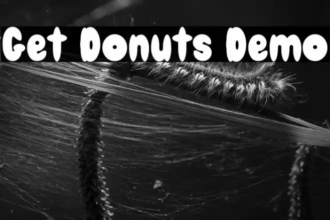Get Donuts Demo 字体 examples
