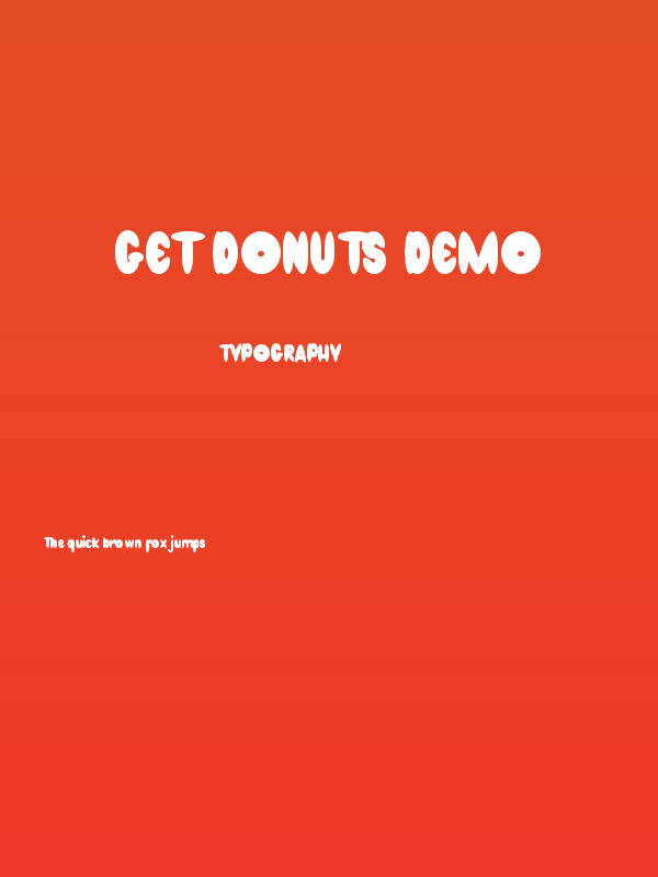 Get Donuts Demo Poster