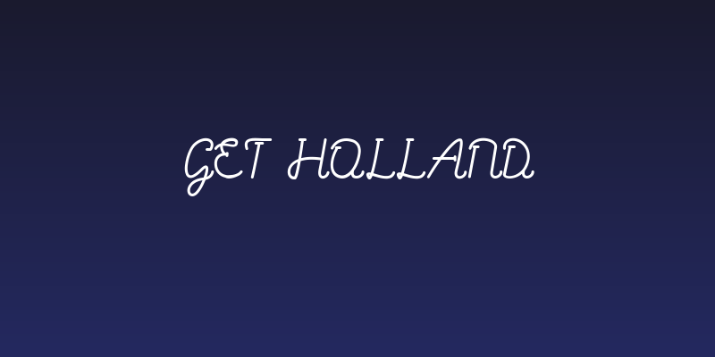 Get Holland Social Header