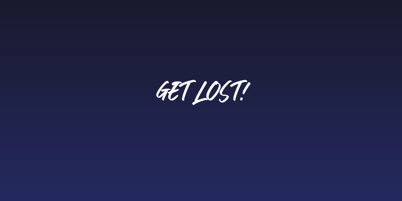 Get Lost! Social Header