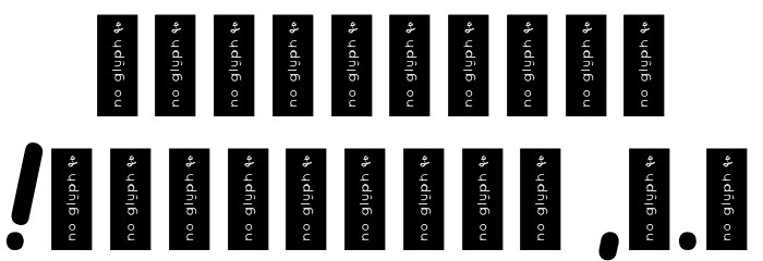 Get Lucky Font OTHER CHARS