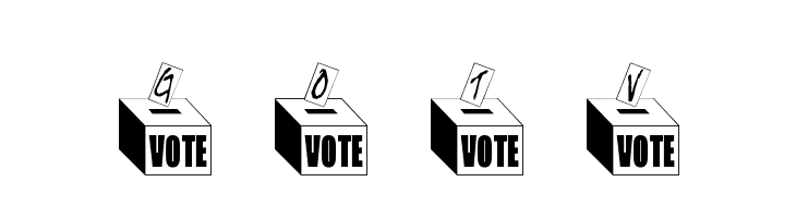 Get Out The Vote  لخطوط تنزيل