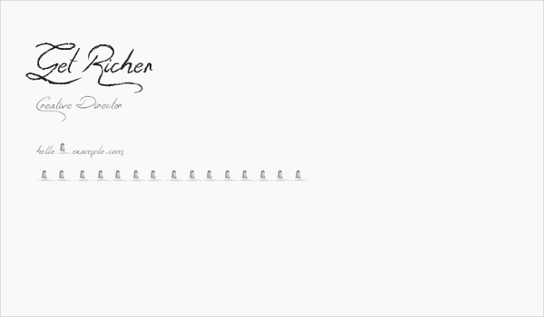 Get Richer Business Card