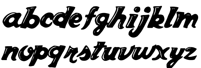GetCoffee regular Font LOWERCASE