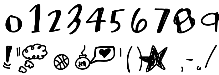 GetLucky Font OTHER CHARS