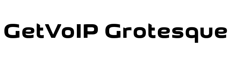 GetVoIP Grotesque Font