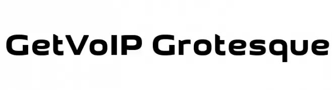 GetVoIP Grotesque  Descarca Fonturi Gratis