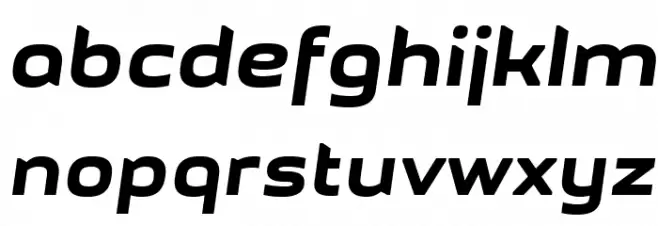 GetVoIPGrotesque-Italic Schriftart Kleinbuchstaben