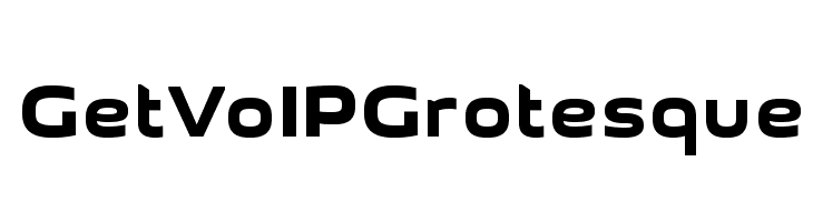 GetVoIPGrotesque Font