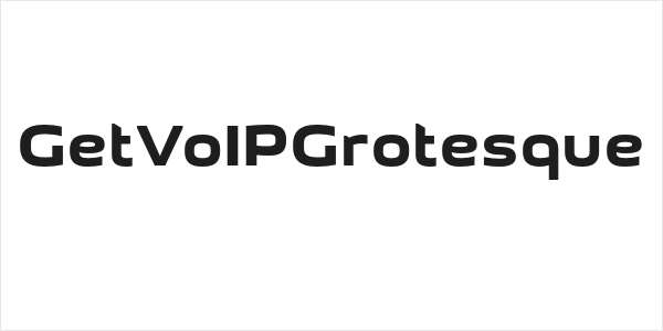 GetVoIPGrotesque Logo