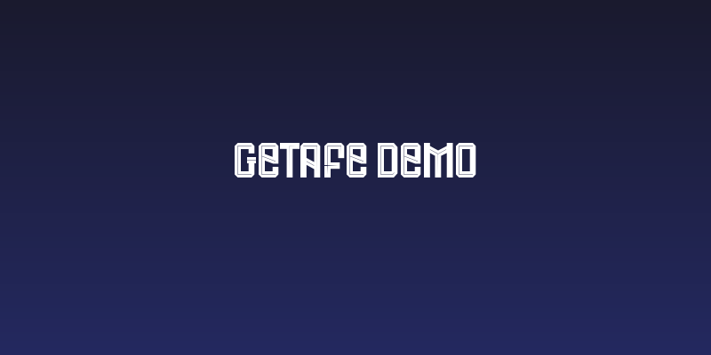 Getafe Demo Social Header