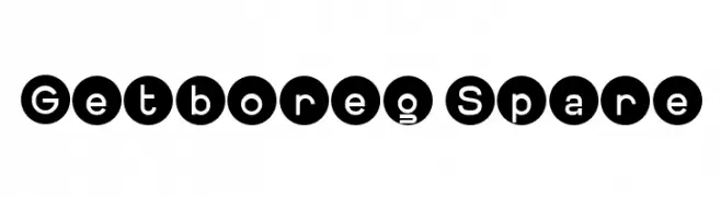 Getboreg Spare Free Fonts Download