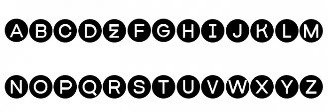 Getboreg Spare Caratteri MAIUSCOLE