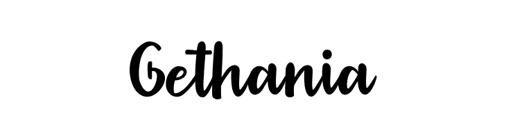 Gethania  नि: शुल्क फ़ॉन्ट्स डाउनलोड