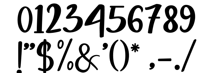 Gethania Font OTHER CHARS