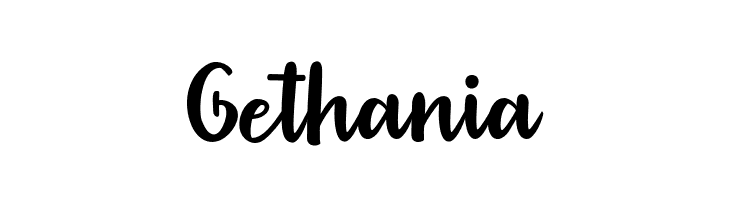 Gethania  Free Fonts Download