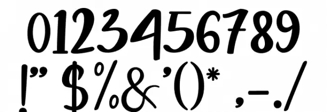 Gethania Font OTHER CHARS