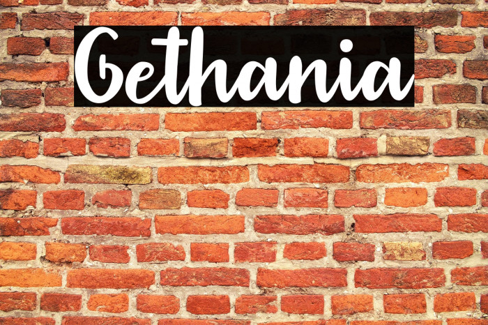 Gethania Example 2