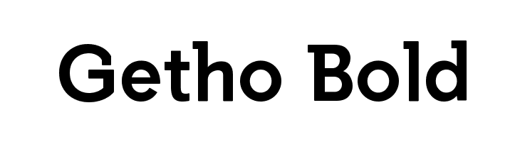 Getho Bold  les polices de caractères gratuit tlcharger