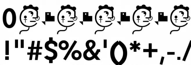 Getho Bold Font OTHER CHARS