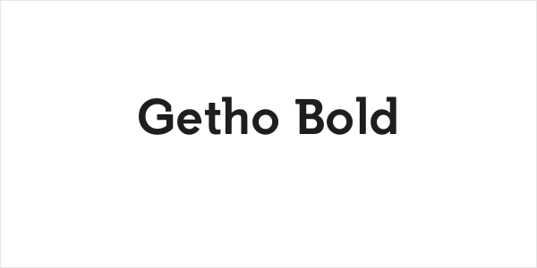 Getho Bold Logo