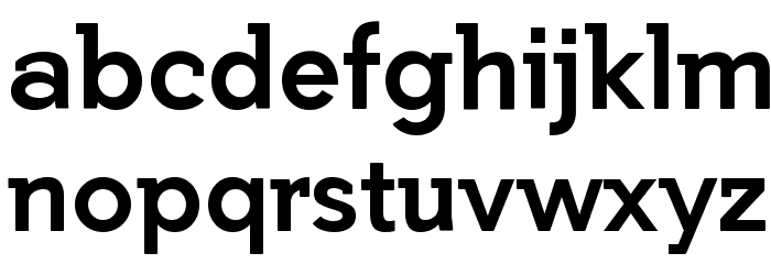 Getho Bold Font LOWERCASE
