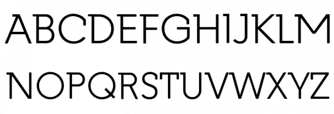 Getho Light Шрифта ВЕРХНИЙ