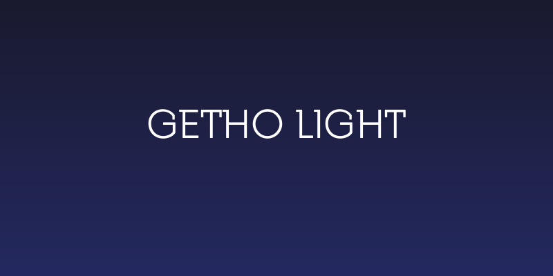 Getho Light Social Header
