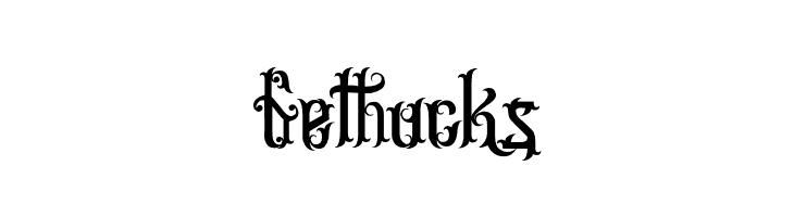 Gethucks  font caratteri gratis